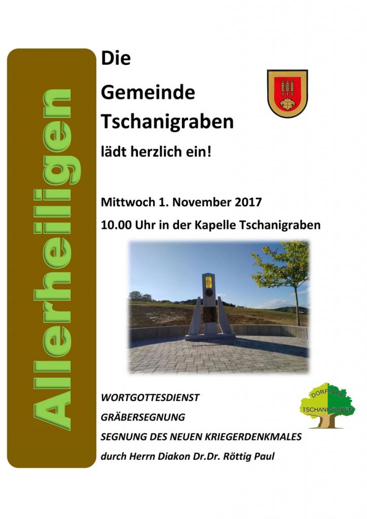 Mehr über den Artikel erfahren Allerheiligen 2017