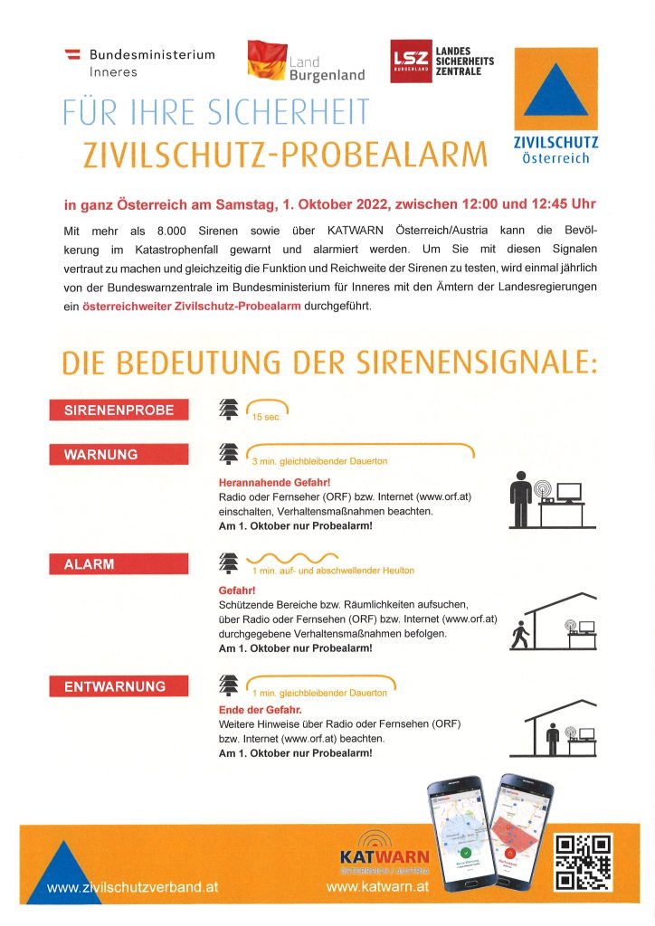 Read more about the article Zivilschutz-Probealarm 2022